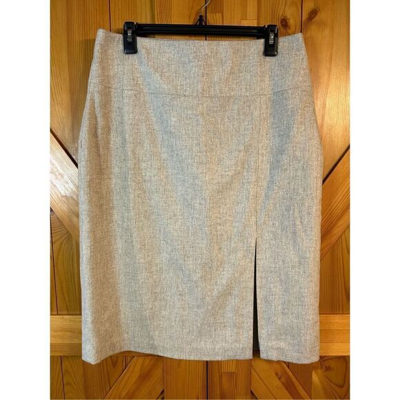 Banana Republic Stretch Wool Blend Midi Length Pencil Skirt Womens Size 12 (4868 - Picture 1 of 4